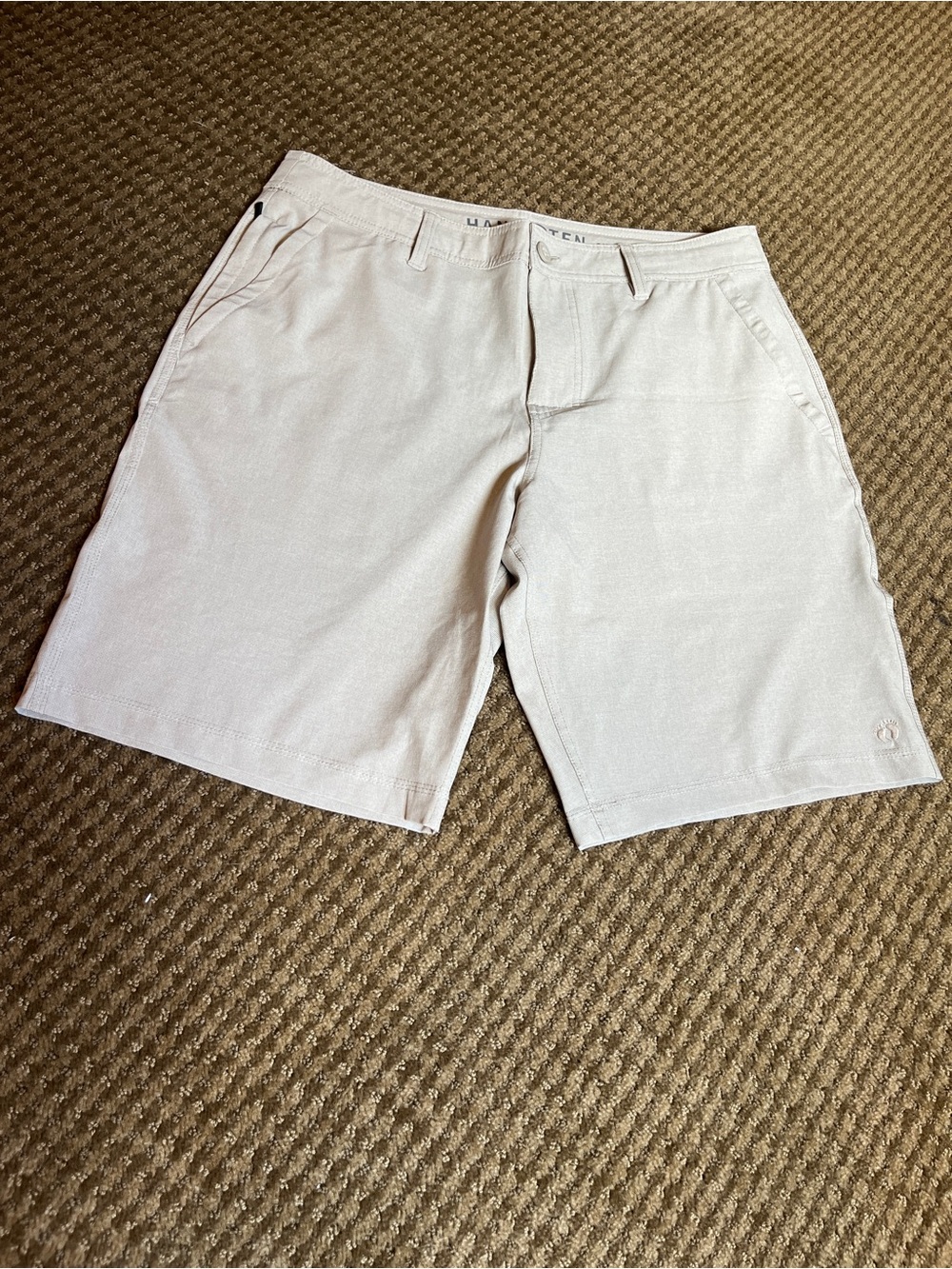 🤎Hang Ten walking shorts. Polyester blend. Pockets. Men’s size 34. EUC!🤎